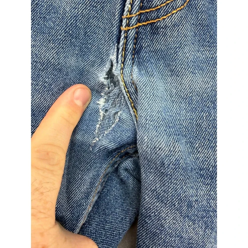 Levi Strauss 511 Denim Jeans Size 34X29‎ Blue Has holes